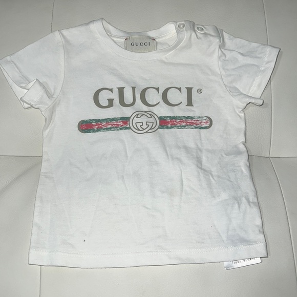 GUCCI t-shirt with original logo for infant